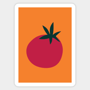 Tropical Retro Tomato Sticker